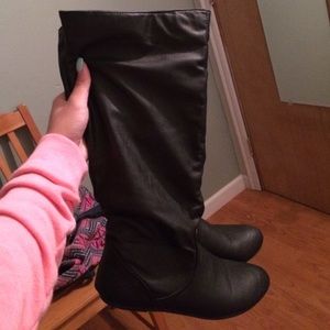 Black boots