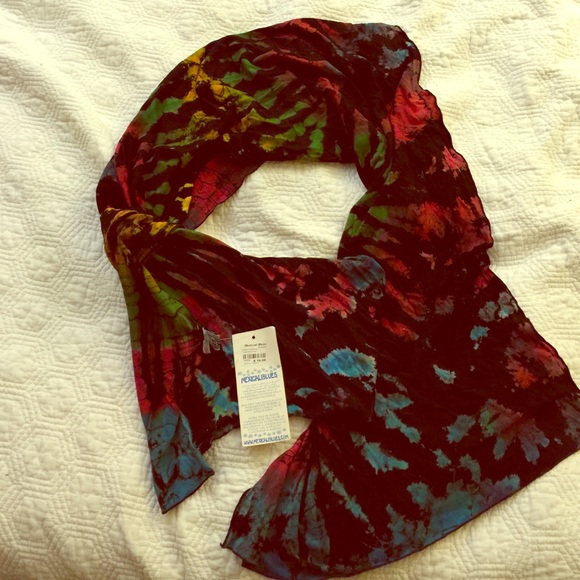 Tie dye scarf