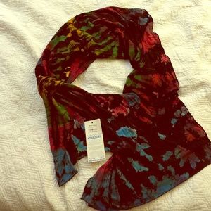 Tie dye scarf