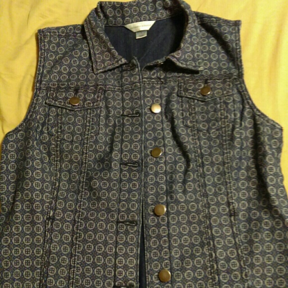 Denim Vest New Without Tags
