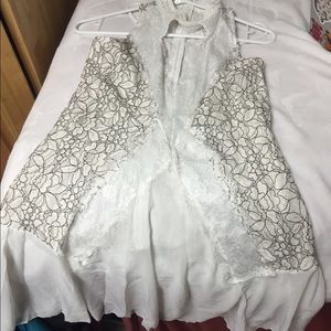 White lace dress