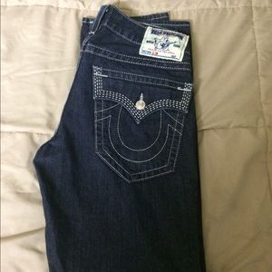 True Religion Men's dark wash jeans