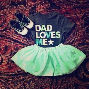 Shirt $6.00 tutu $6 Jordan size 6 $45