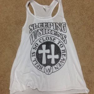 Sleeping with sirens tank top