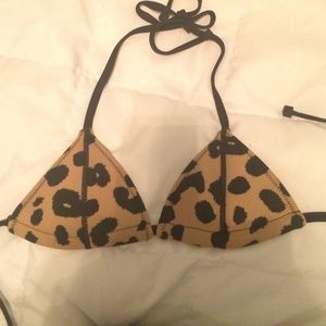 Triangl bikini - leapord print - neoprene