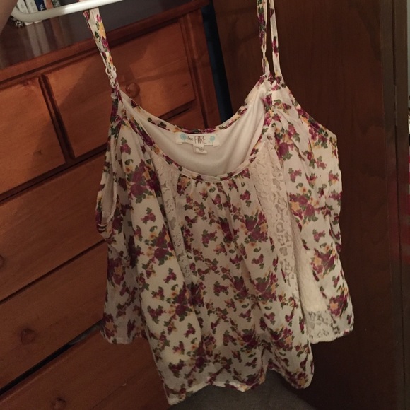 floral tank top - Picture 2 of 3