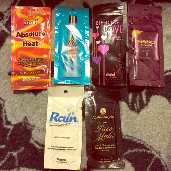 Tanning Lotion Packet Bundle