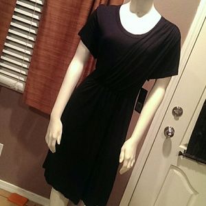 Black t-shirt dress