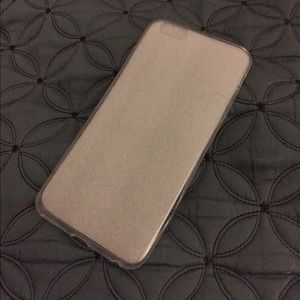 Clear silicone iPhone 6 Plus case📱
