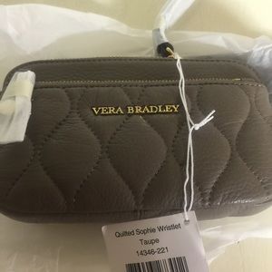 NWT Vera Bradley Quilted Sophie Wristlet