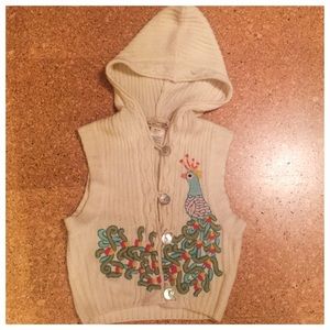 Miss Me hooded sweater vest