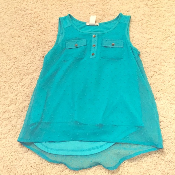 Turquoise cute new top