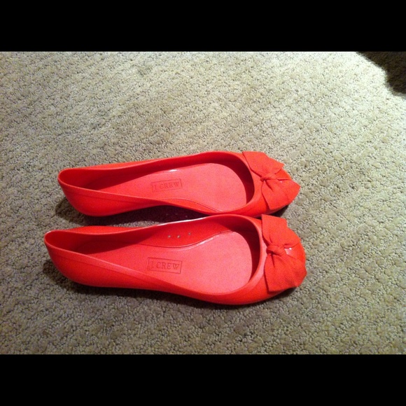 Red jelly ballet flats - Picture 2 of 2