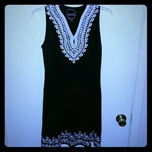 Black dress with beautiful embellishments