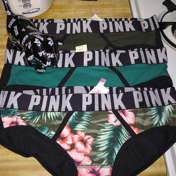 3 VS Pink underwear including Dog!