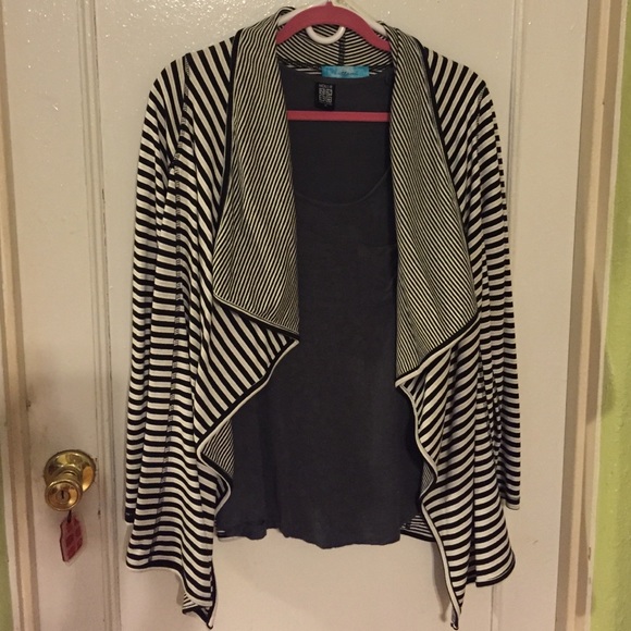 Stripped Cardigan