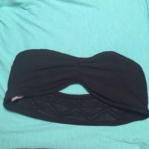 PINK VS bandeau- shimmer Aztec black