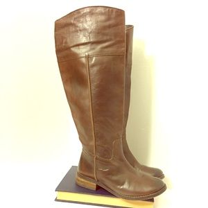 Mia tall chocolate riding boots
