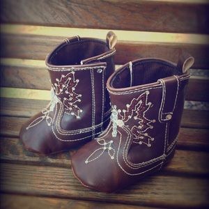 Baby infant rhinestone cowboy boots 3-6 months new