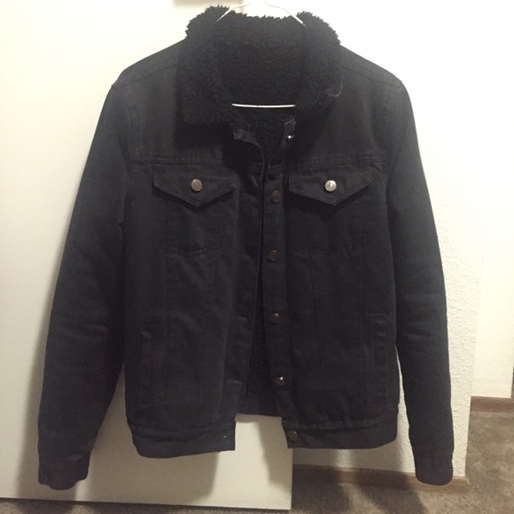 brandy melville black denim jacket