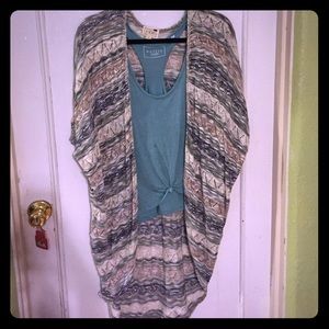 Long Loose Knit Cardigan