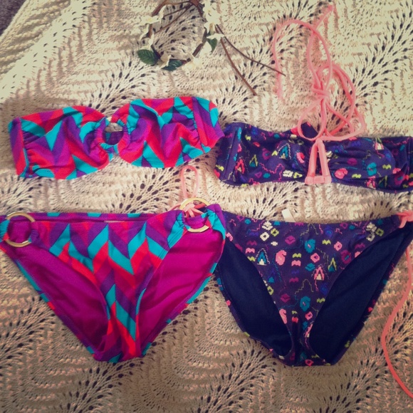 American Eagle Outfitters Tops - BUNDLE !!! Mossimo and AEO bikini tops & bottoms