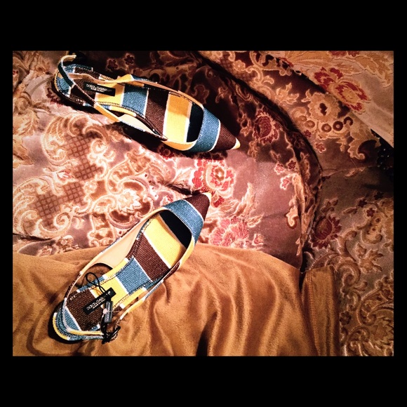 Dolce & Gabbana sling back flat
