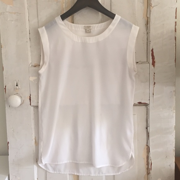 J. Crew Cream Blouse