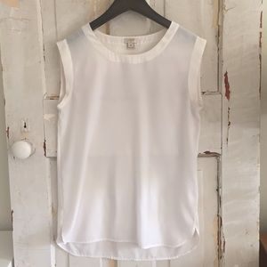 J. Crew Cream Blouse