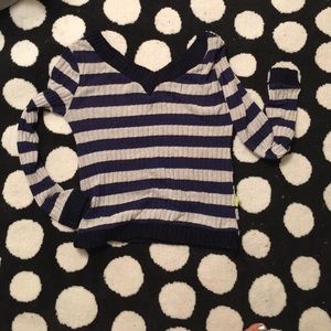 strip sweater