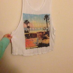 Popular California Dreaming Graphic Tank Top