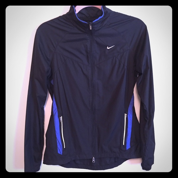 Nike Jackets & Blazers - Nike black and blue jacket