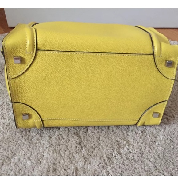 🔴sold🔴Celine citron yellow mini luggage handbag - Picture 3 of 4