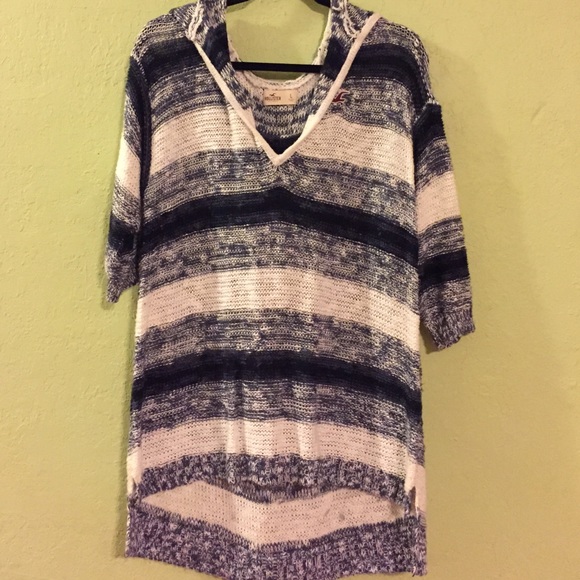 Tri Colored Long Pancho