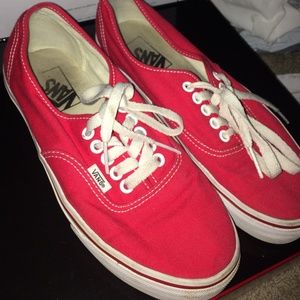 Red Vans