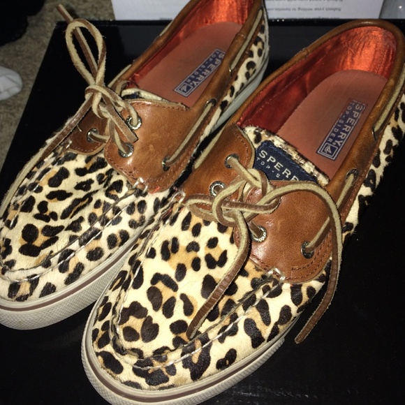 Leopard Fur Sperry's