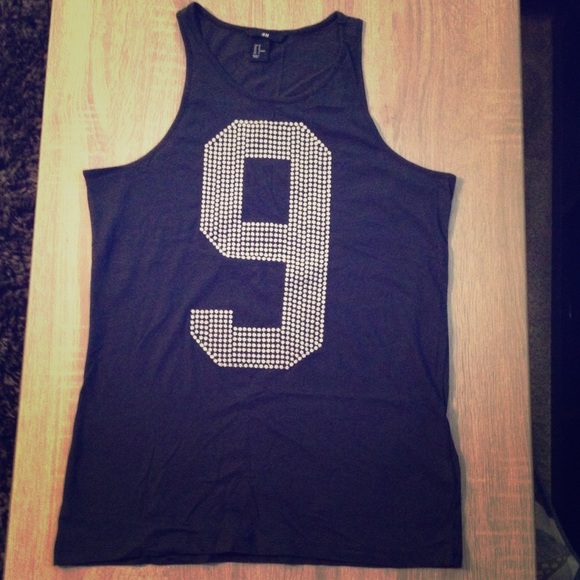 H&M grey tank with sequins NWOT
