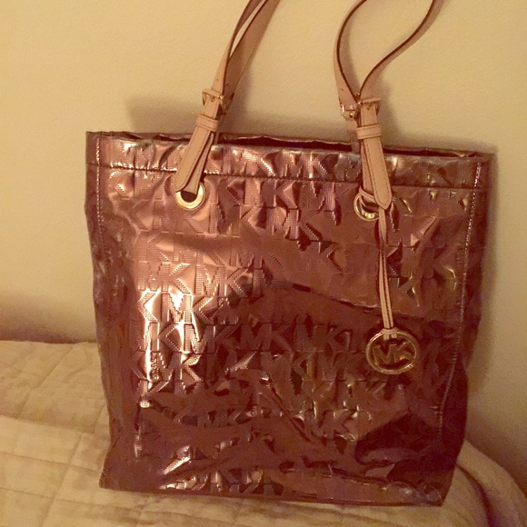 Jet set rose gold Michael kors shoulder bag