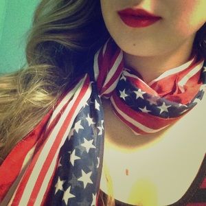 American Flag Scarf
