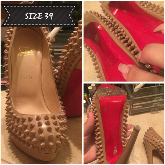 Nude spike Louboutins