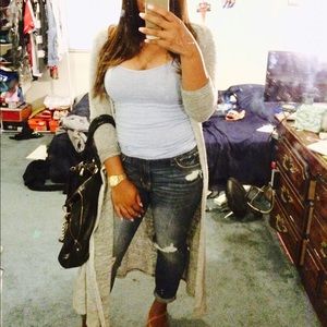 Ankle Length Cardigan