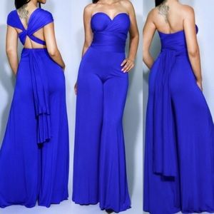 Other - Blue Multi Way Jumpsuit Other - Blue Multi Way Jumpsuit