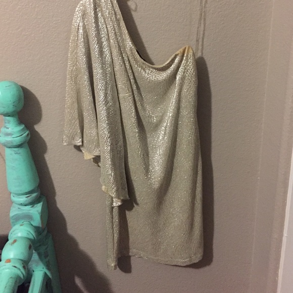 Gold sparkly dress