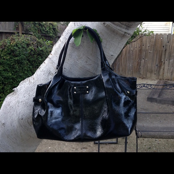 Kate Spade patent leather Stevie bag