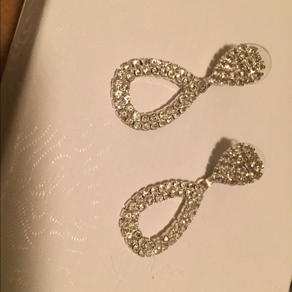 Rhinestone earrings