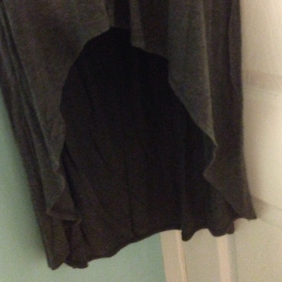 Gray High-Low Skirt - Picture 2 of 2