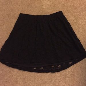 Lace skater skirt