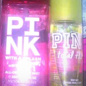 2 body sprays from PINK 90% full!!