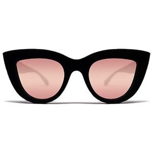 Quay Kitti sunglasses - Black/pink mirror