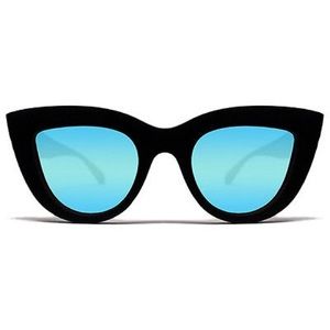 Quay Kitti sunglasses - Black / blue mirror